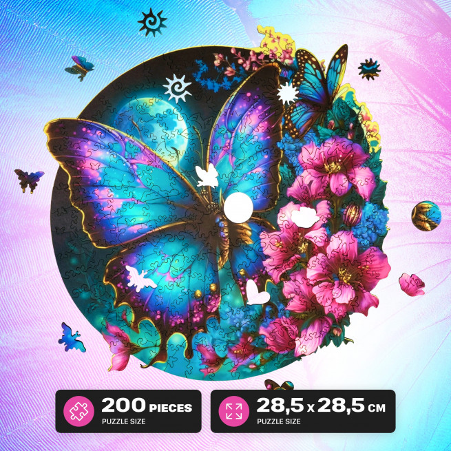 Bilder och foton av Butterfly puzzle 200 pieces. ESC WELT.
