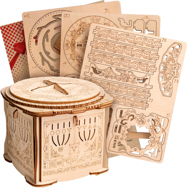 Bilder och foton av Wooden Secret LOCK BOX. ESC WELT.