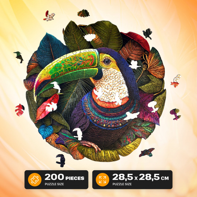 Bilder och foton av Toucan puzzle 200 pieces. ESC WELT.