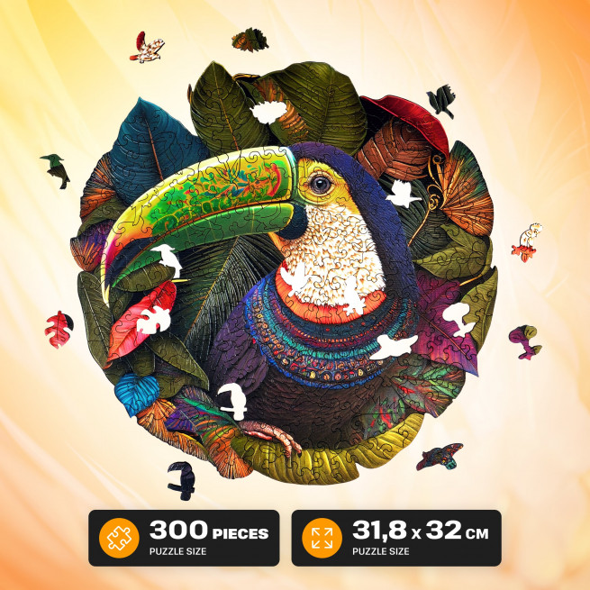 Bilder och foton av Toucan puzzle 300 pieces. ESC WELT.