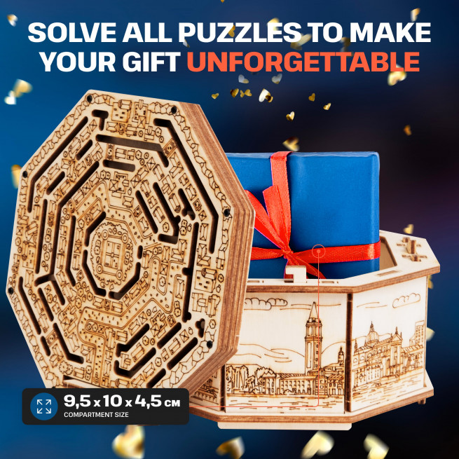 Bilder och foton av Wooden Secret MAZE BOX. ESC WELT.