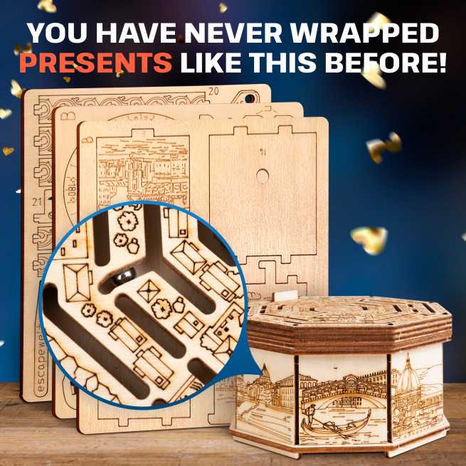 Bilder och foton av Wooden Secret MAZE BOX. ESC WELT.