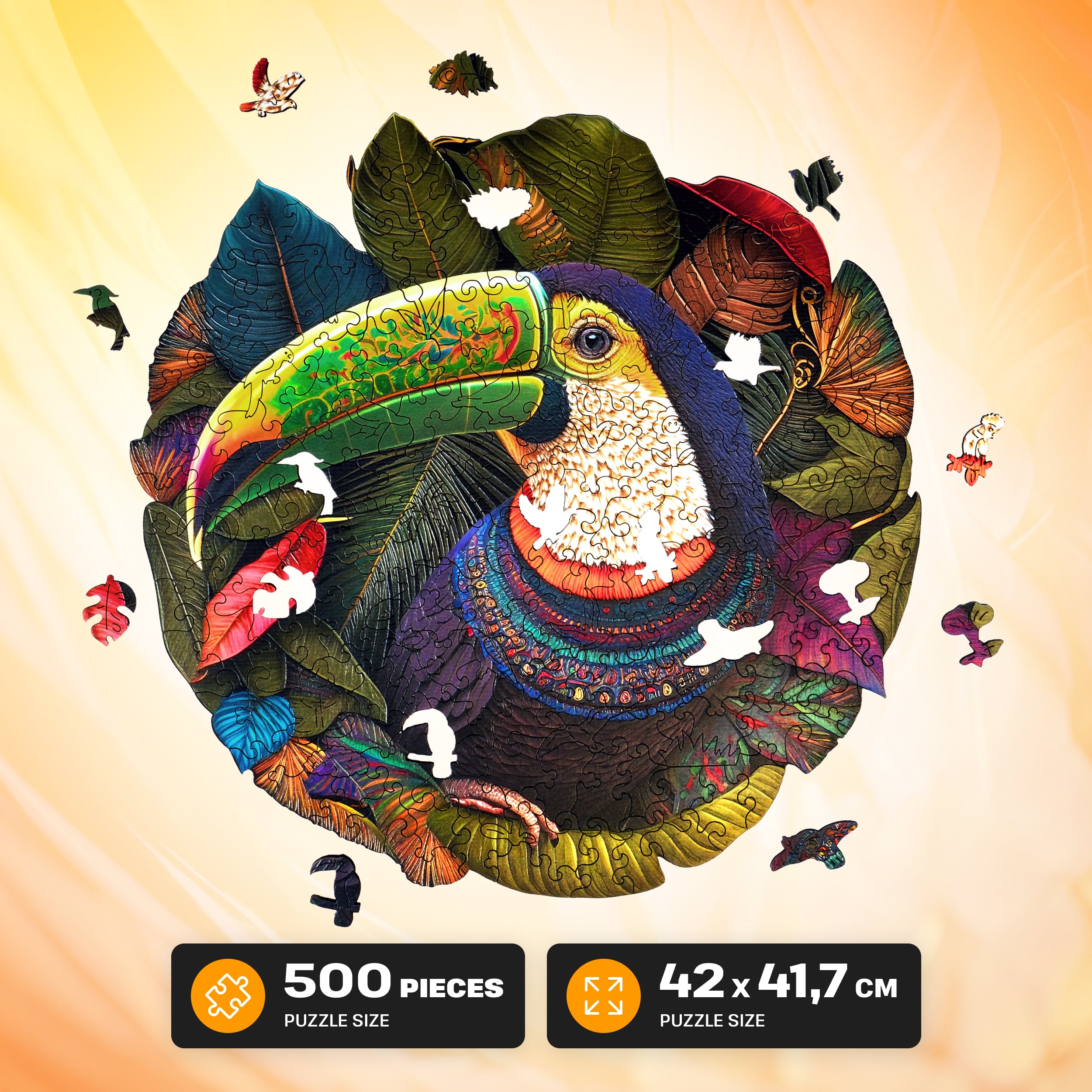 Bilder och foton av Toucan puzzle 500 pieces. ESC WELT.