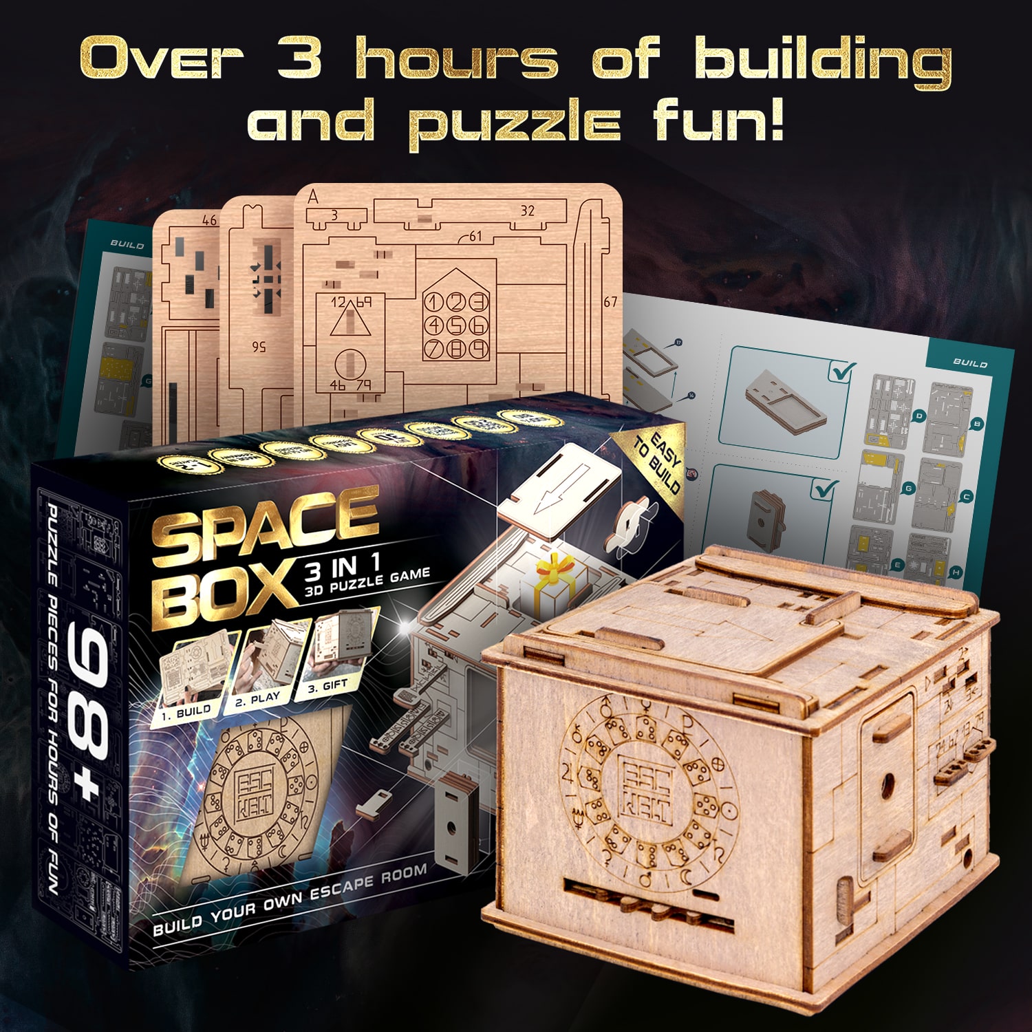 Bilder och foton av 3D Puzzle Game Space Box. ESC WELT.